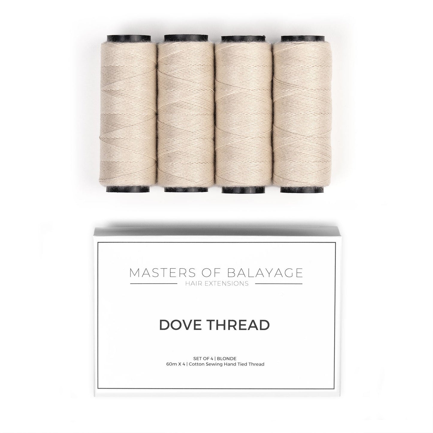 Cotton Sewing Hand-Tied Thread - Dove - Certified Licensed Professional