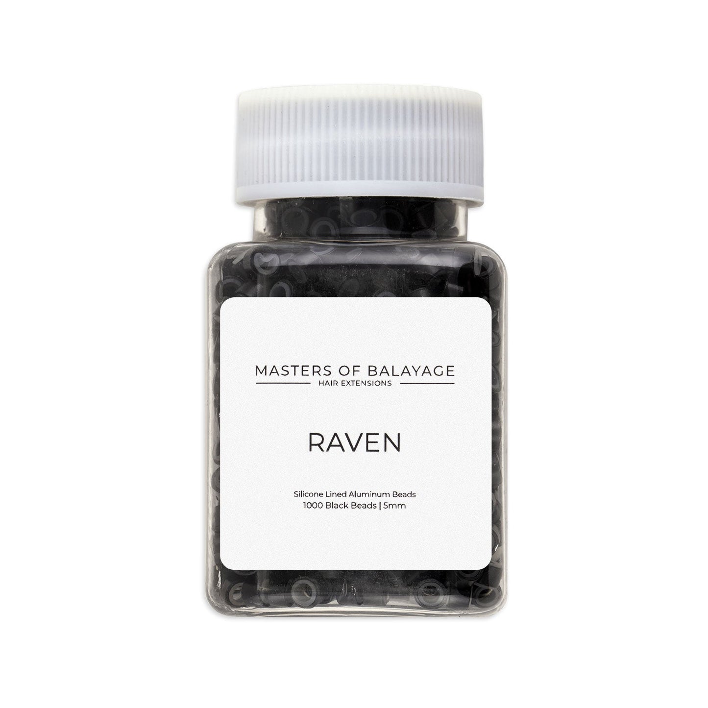Silicone Lined Aluminum Beads - Raven - Licensed Professional
