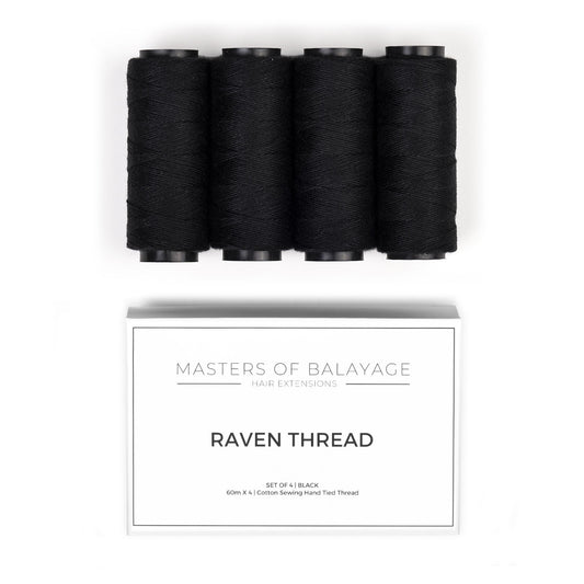 Cotton Sewing Hand-Tied Thread - Raven