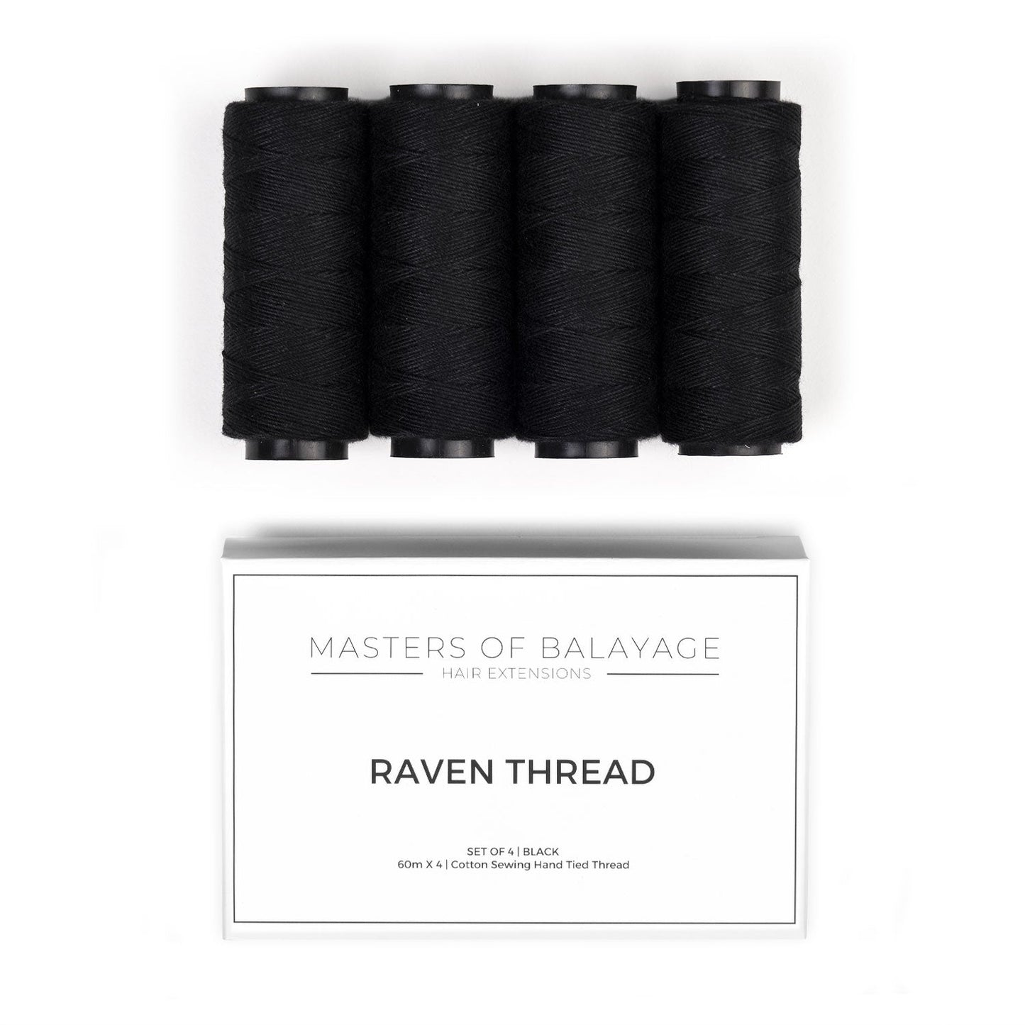 Cotton Sewing Hand-Tied Thread - Raven - Licensed Professional
